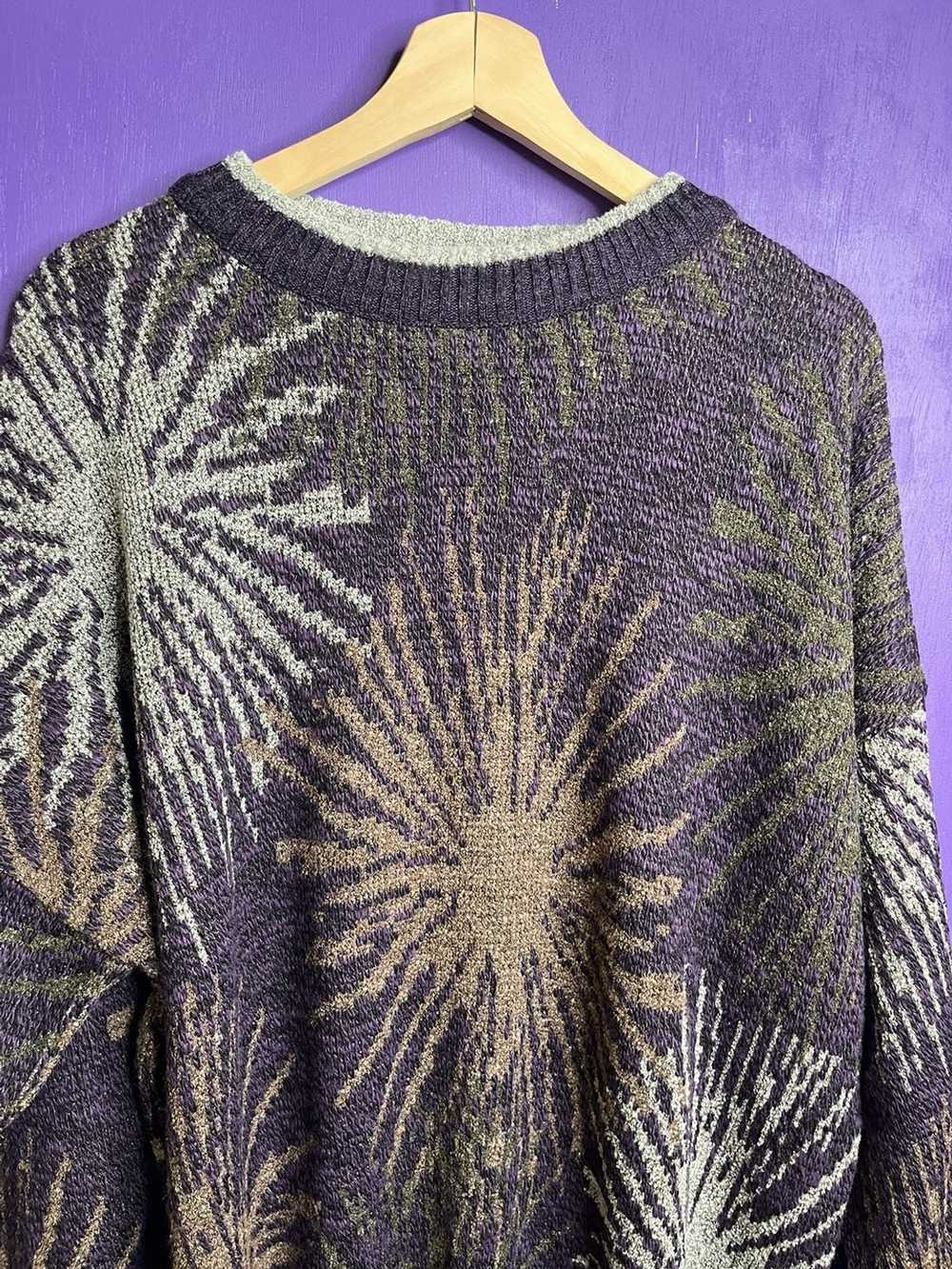 Vintage Vintage 90s Made in Italy explosions knit… - image 3