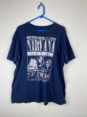 Band Tees × Nirvana × Vintage Vintage Nirvana Live