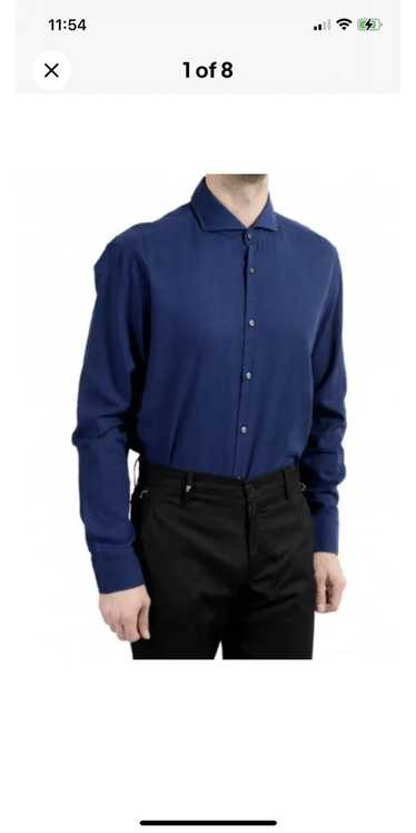 Hugo Boss Cutaway Collar Slim Fit Dwayne Shirt - image 1