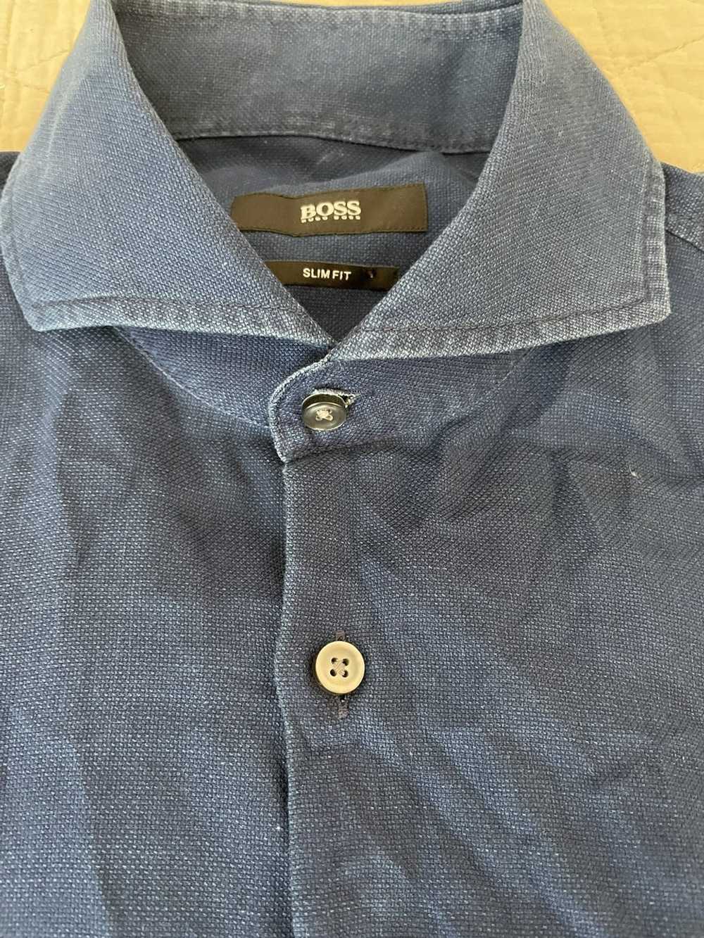 Hugo Boss Cutaway Collar Slim Fit Dwayne Shirt - image 4