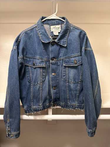 Custom × Denim Jacket Cropped denim jacket