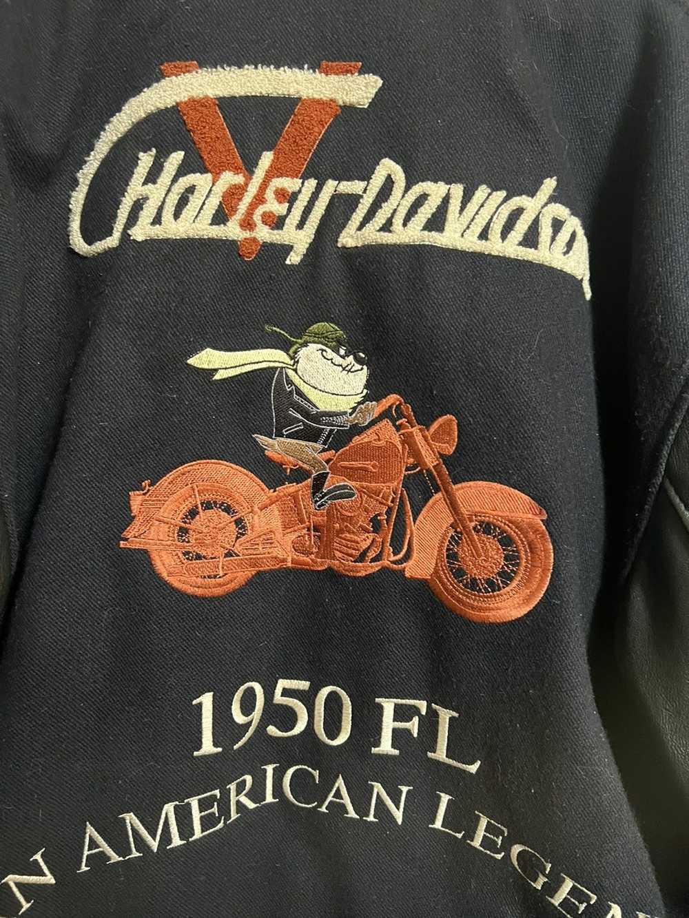 Harley Davidson Vintage Taz Harley Davidson Leath… - image 7