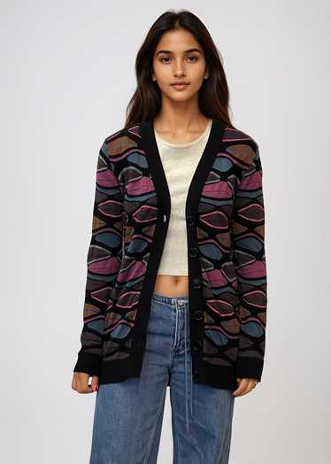 Missoni Pink and Blue Patterned Cardigan