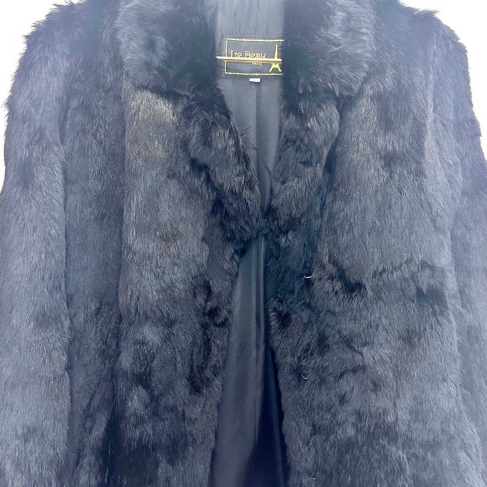 Vintage Black Fur Coat - image 3