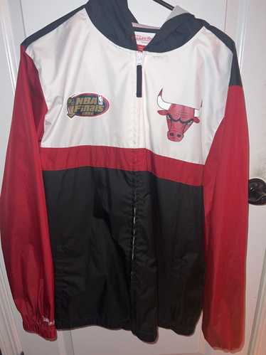 NBA UNK Mens Chicago Bulls Olive Green Bomber Jacket Size Small