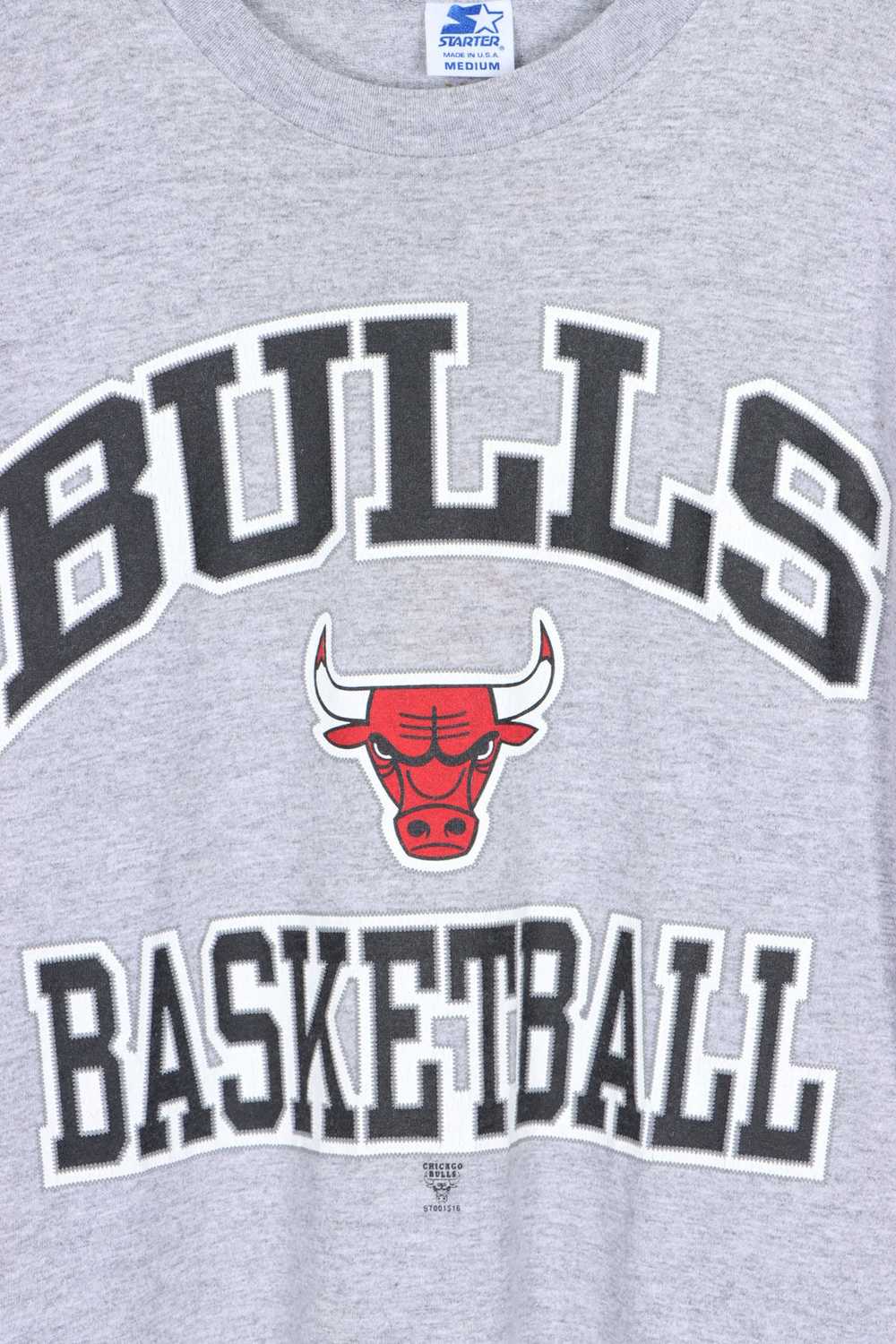 NBA Chicago Bulls Big Logo STARTER T-Shirt USA Ma… - image 2