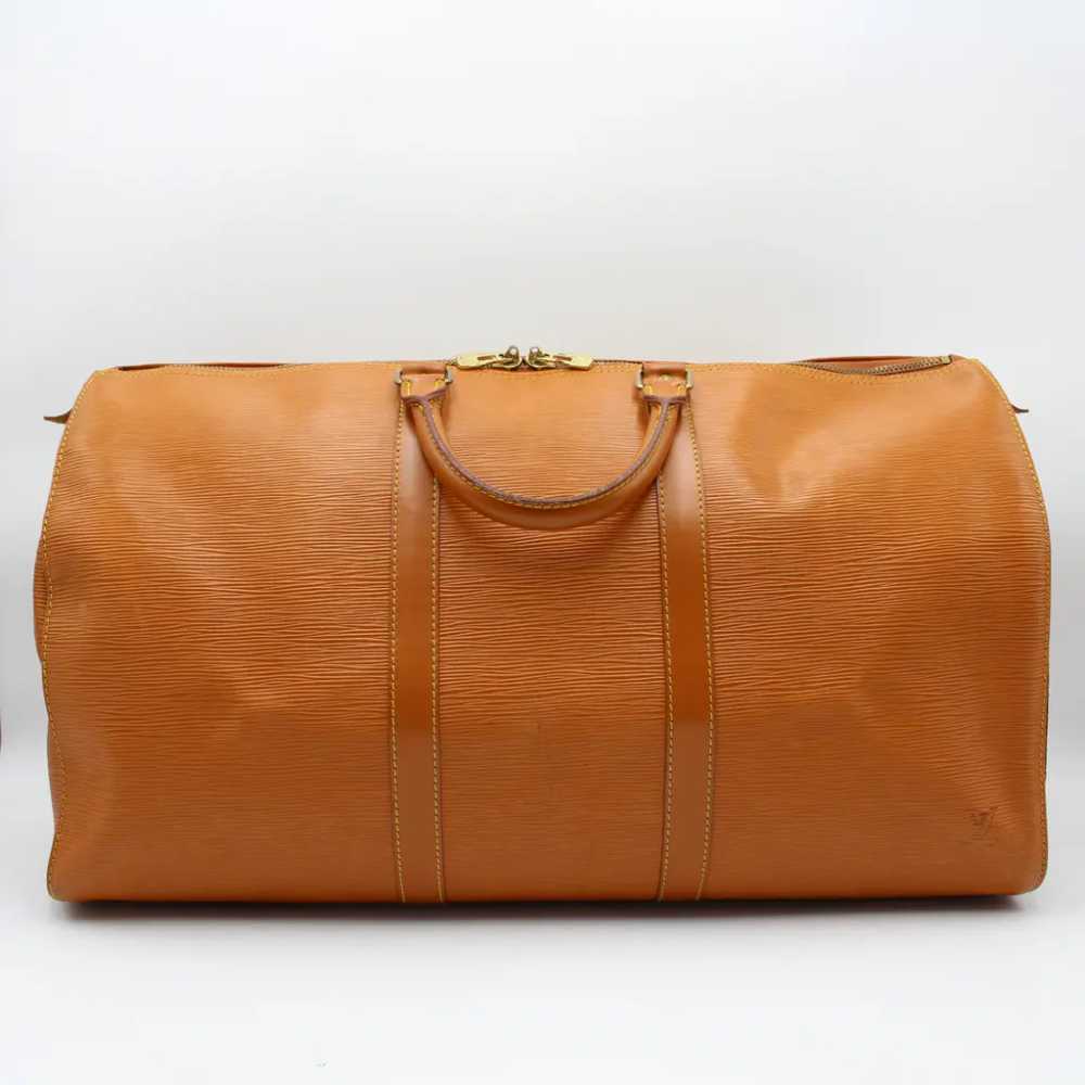 Louis Vuitton Keepall leather 48h bag - image 7