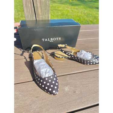 Robert Talbott 7 1/2 Talbots sandal, polkadot, bla