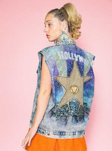 Tony Alamo Hollywood Painted Denim Vest