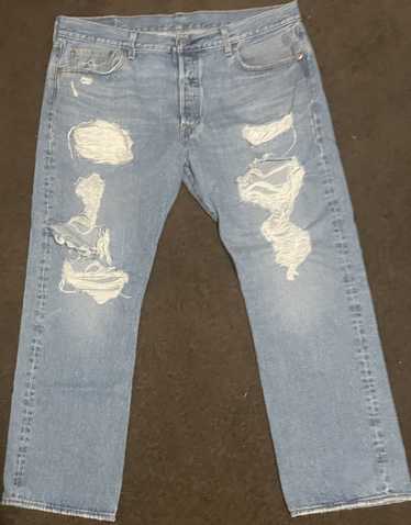 Levi's 501 Ripped Levis jeans