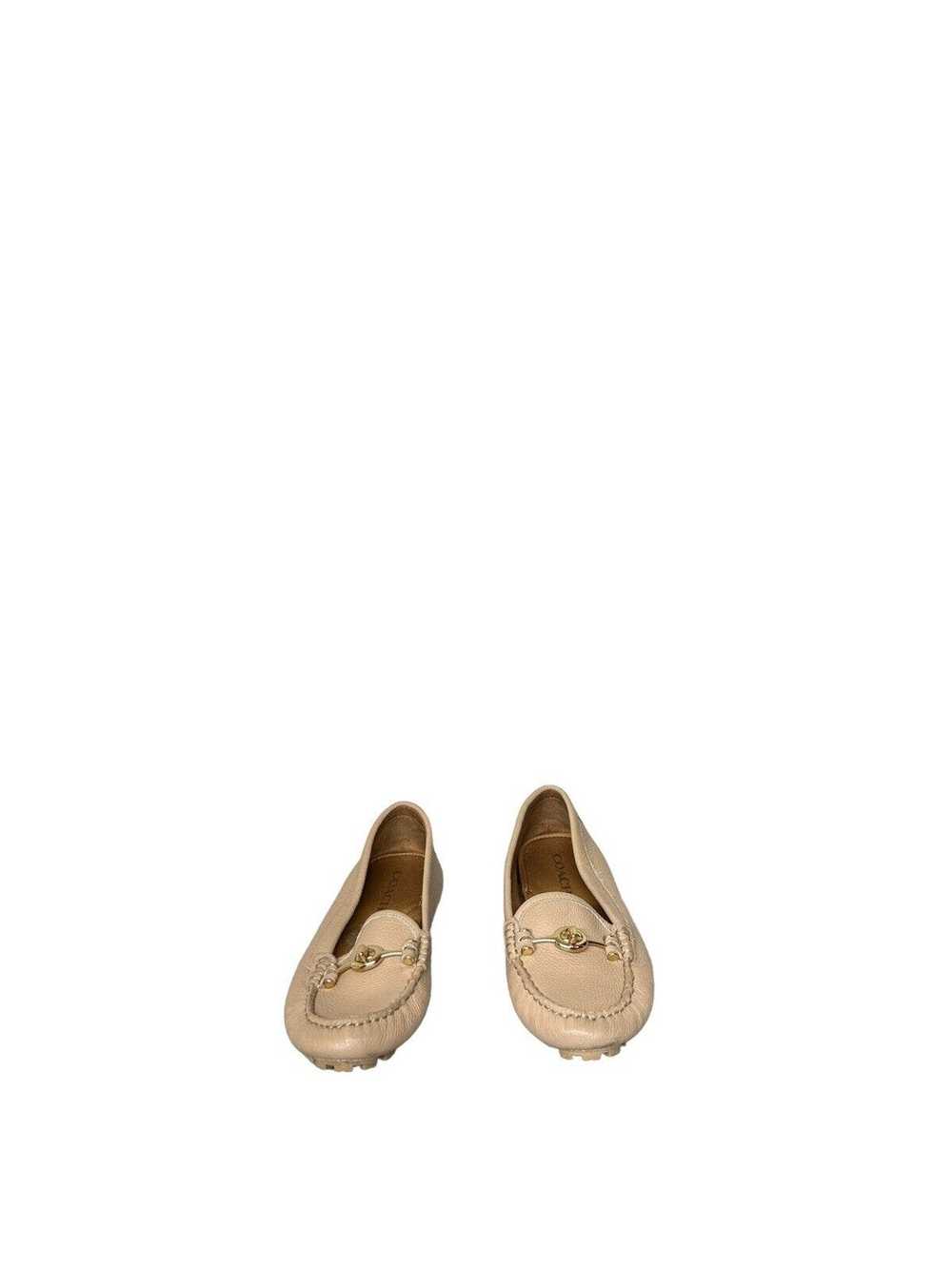 Coach Coach Arlene Beige Flat Driving Shoe Size 6… - image 2