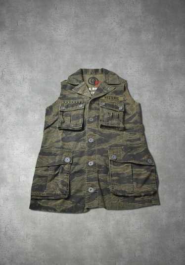 Hysteric Glamour camo vest shirt/29042 - 853 65