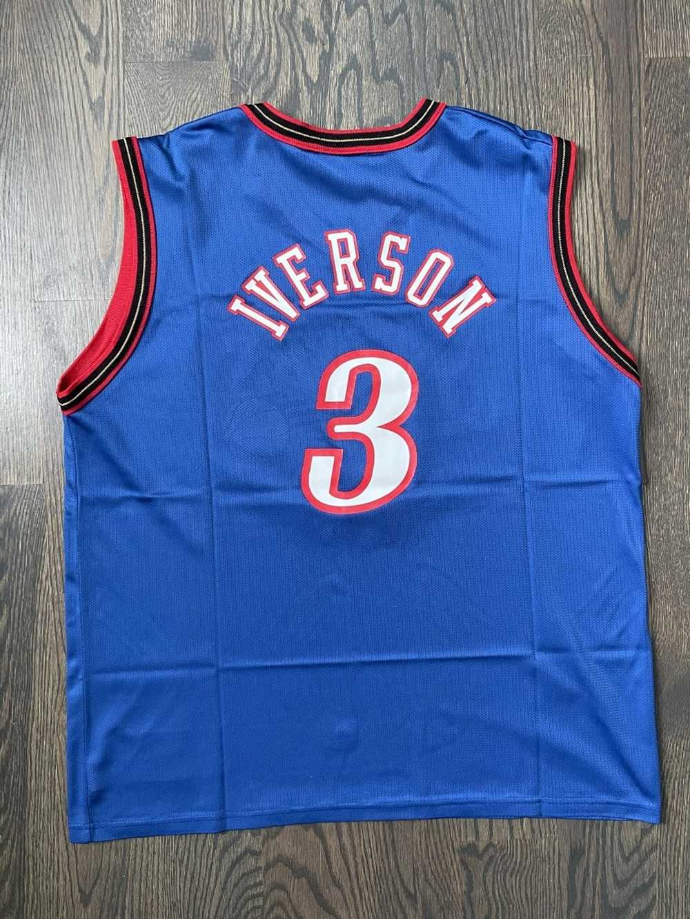 Champion Vintage Champion Allen Iverson Sixers Bl… - image 2