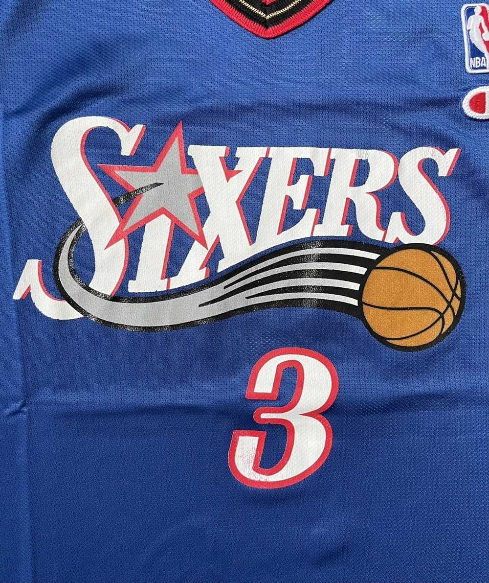 Champion Vintage Champion Allen Iverson Sixers Bl… - image 3