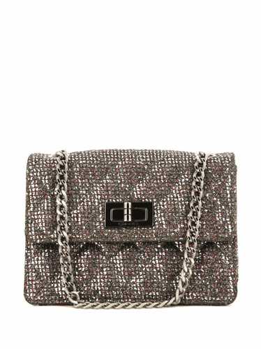 CHANEL Pre-Owned 2.55 mini metallic flap handbag -