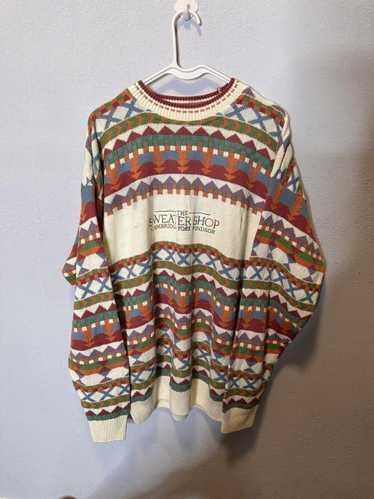 Vintage Vintage The Sweater Shop Color Block Sweat