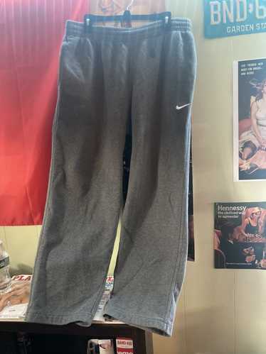 Nike × Vintage VTG 90s Nike grey swoosh sweatpants