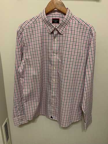UNTUCKit UNTUCKit Navy and Pink Plaid Button Down 