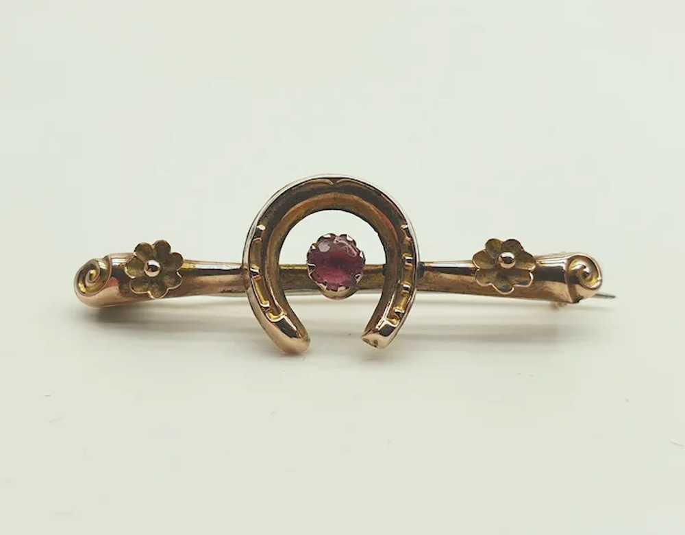Beautiful Antique Edwardian 9ct Rose Gold and Gen… - image 7