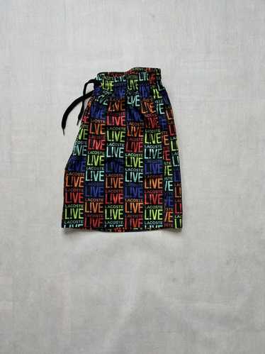 Lacoste × Vintage Shorts Lacoste L!VE multi logo v