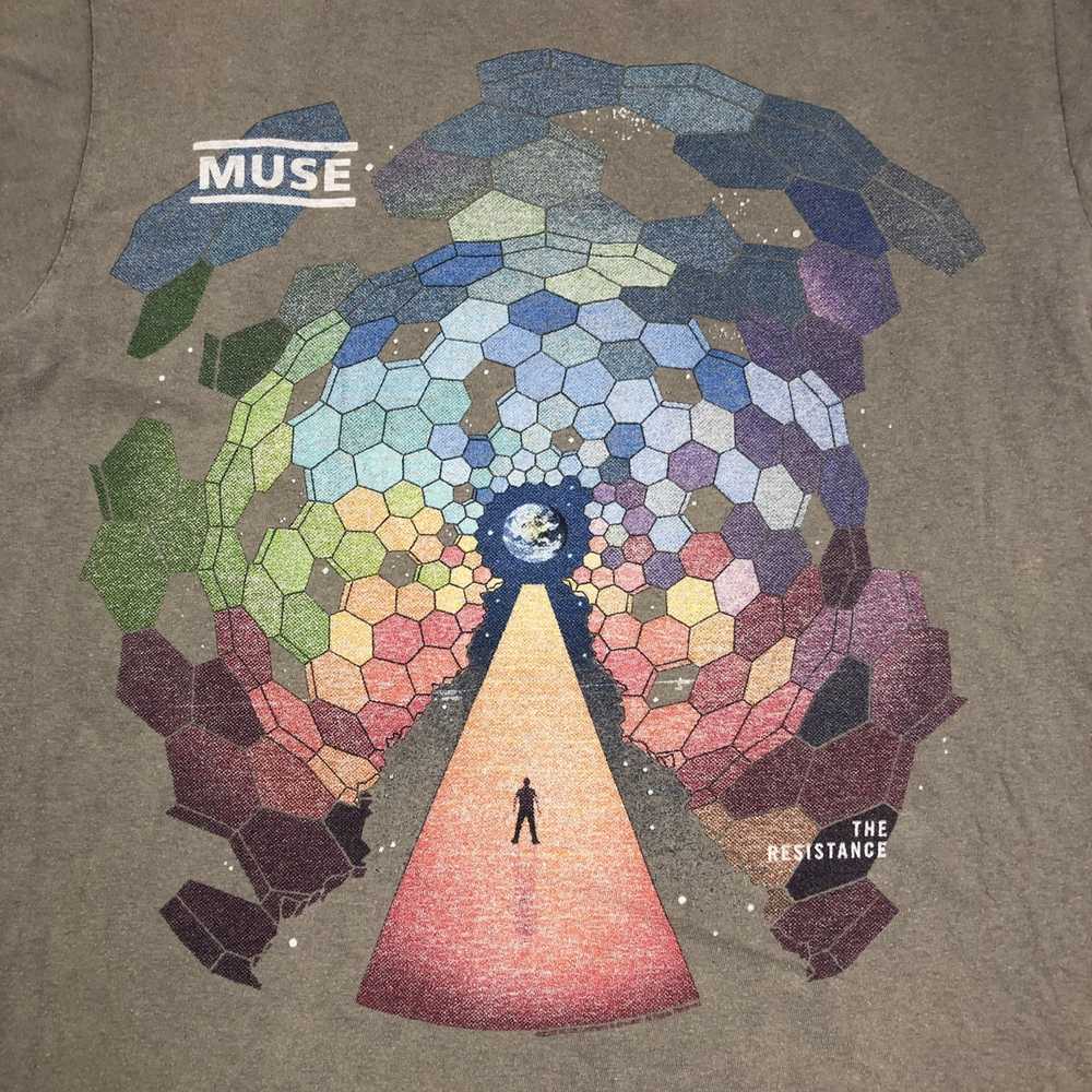 Vintage Muse the resistance t-shirt music artist - image 3