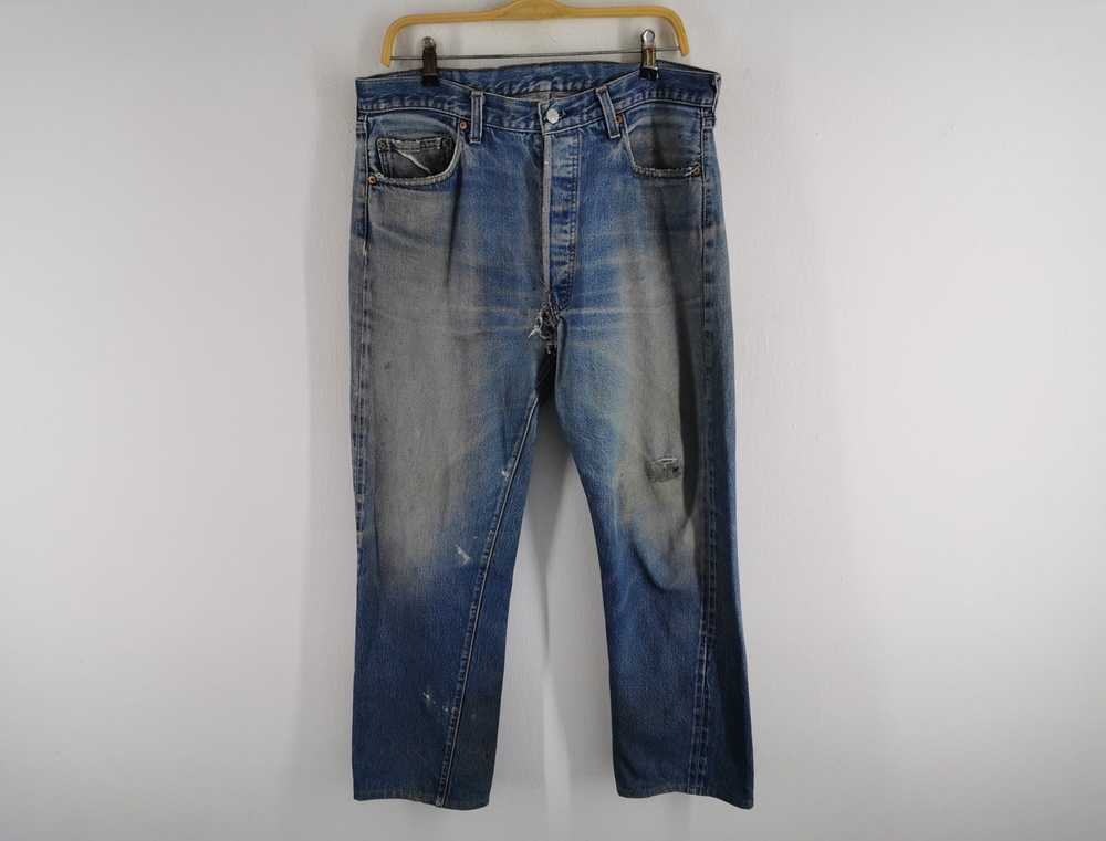 Levi's Distressed Levis Lot 501 Rindem Made In US… - image 2