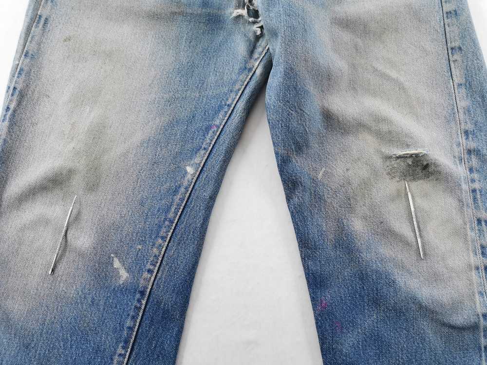 Levi's Distressed Levis Lot 501 Rindem Made In US… - image 8