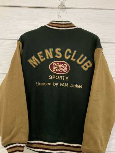 Van × Varsity Jacket × Vintage Vintage 80s Van Jac Em… - Gem