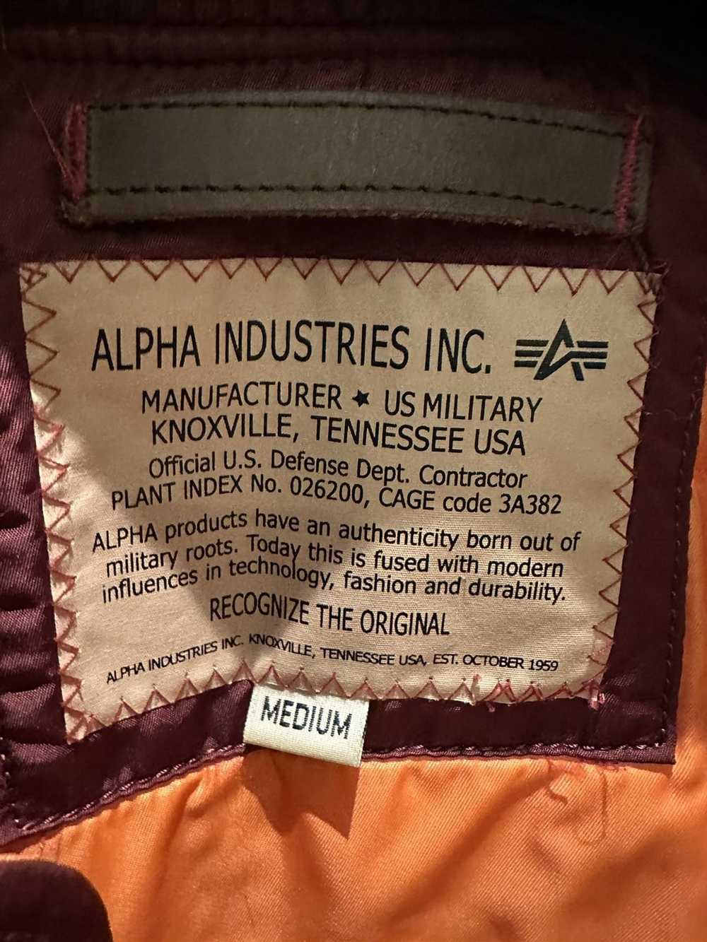 Alpha Industries Rare vintage Alpha Industries Bo… - image 5