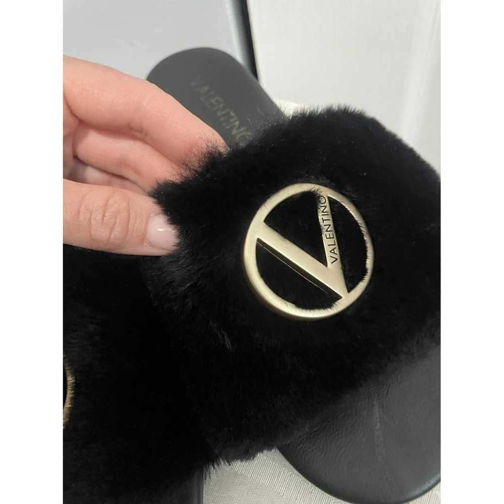 Valentino Garavani VLogo faux fur sandal - image 2