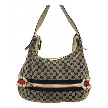 Gucci Bamboo Ring cloth handbag