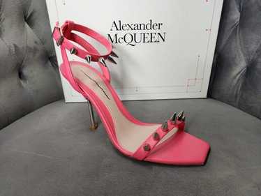 MCQUEEN Punk sandals マックイーン Punk Sandals - Alexander Mcqueen - Leather - Black/Silver