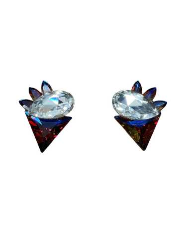 Fabulous c. 1980’s Vintage Designer Style Earrings - image 1