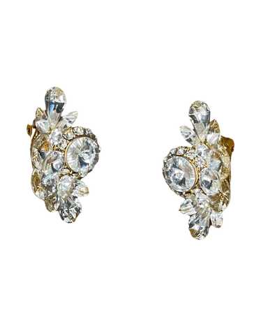 Glam Vintage Rhinestone Earrings