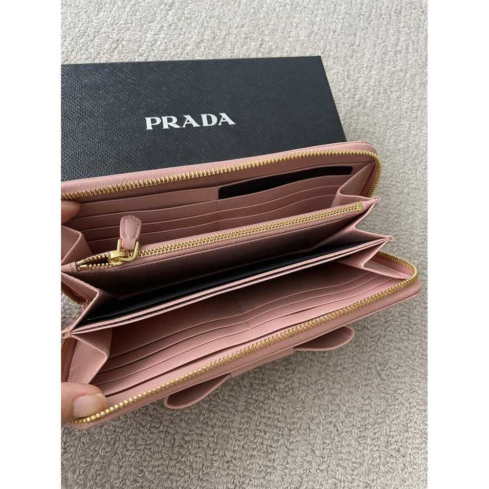 Prada Diagramme leather wallet - image 8