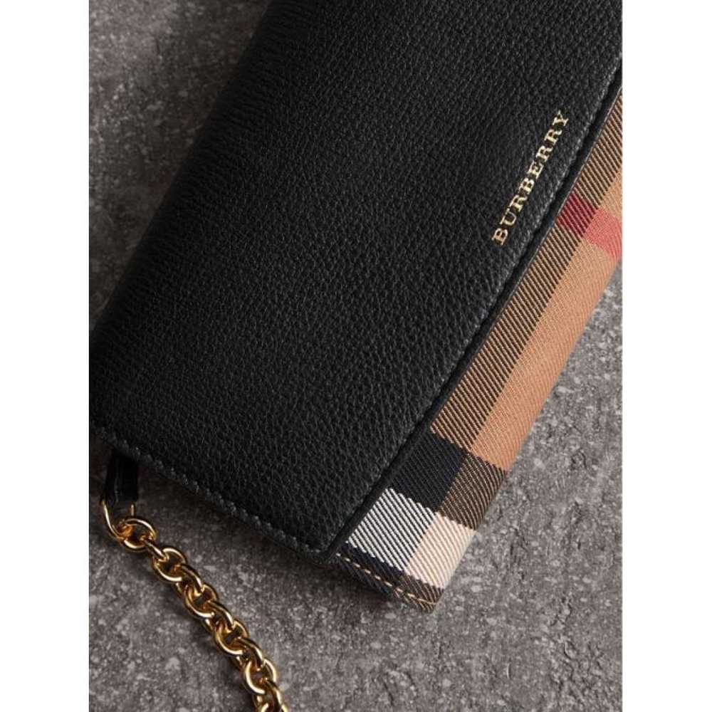 Burberry Leather clutch bag - image 4