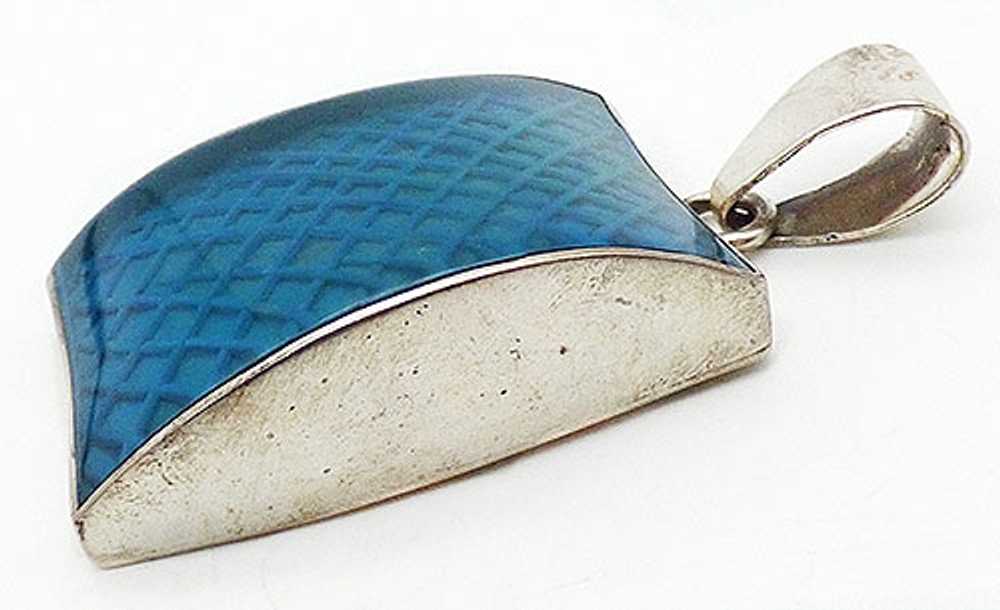 House of Bangles Mexican Sterling Teal Pendant - image 2