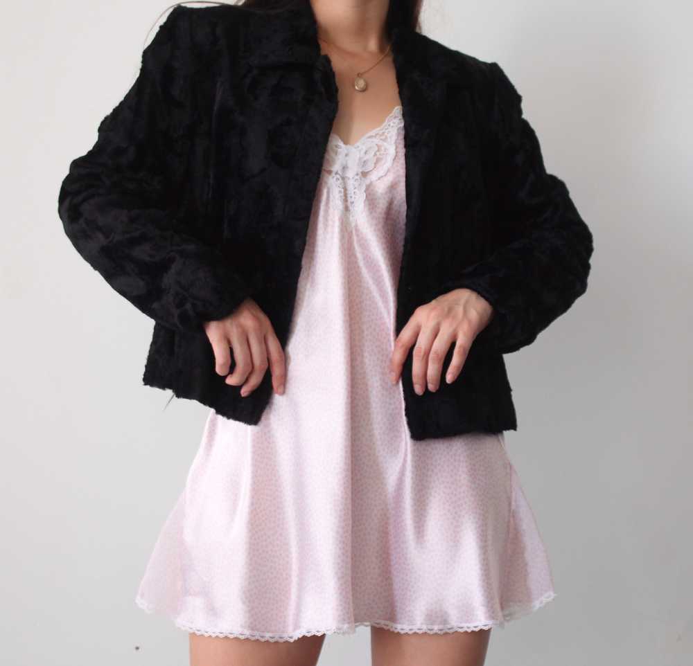 90s Fuzzy Textured Jacket - image 3