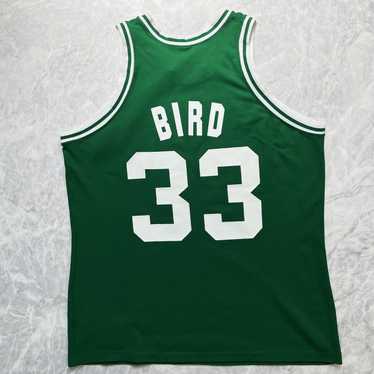1980's BOSTON CELTICS BIRD #33 MACGREGOR SAND-KNIT JERSEY (AWAY) M