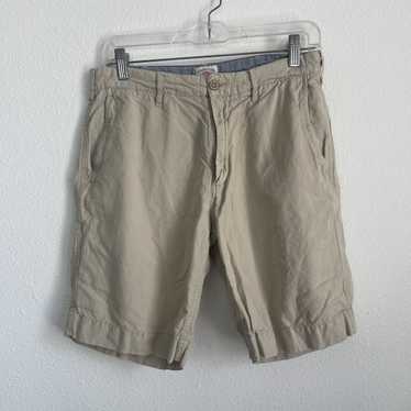 Faherty Faherty Linen / Cotton Beige Shorts