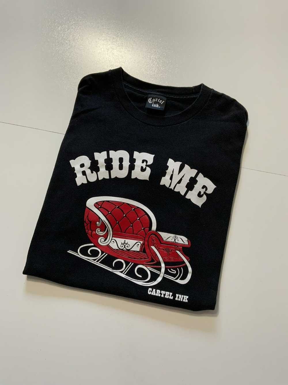 Streetwear Cartel Ink Ride Me Carriage Graphic Cr… - image 1