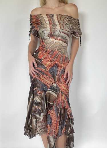 Roberto Cavalli roberto cavalli vintage silk dress
