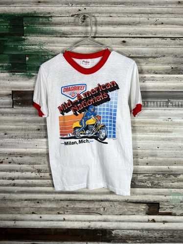 Vintage Vintage 80s Drag Bike Shirt