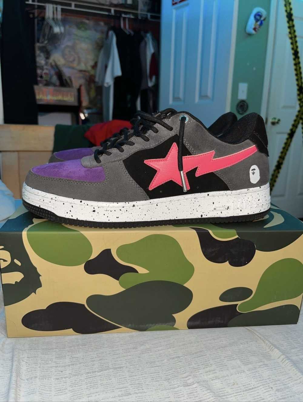 A BATHING APE BAPE STA Black/Pink 28cm 1I20-191-008-