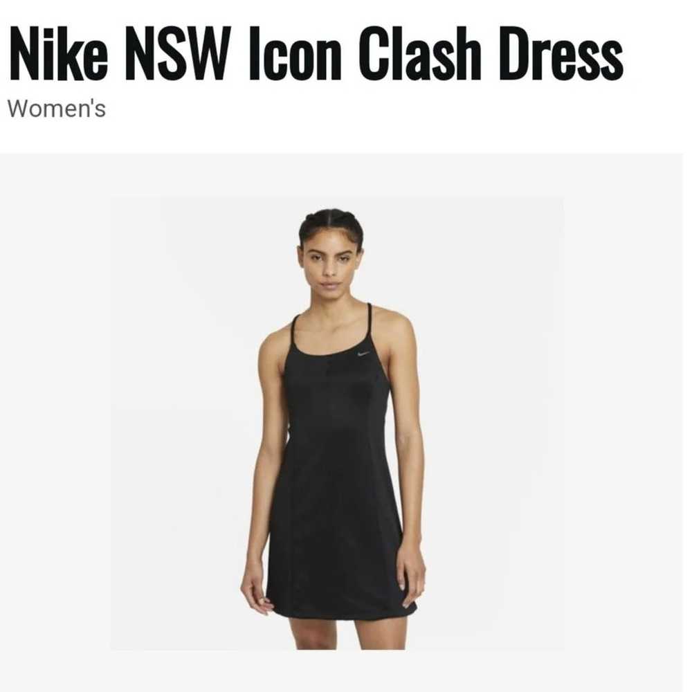 Nike Black Nike NSW Icon Clash Dress Sz Large - image 5