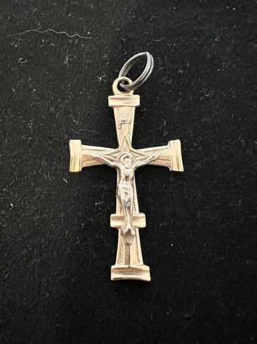 Jewelry 14k solid gold crucifix