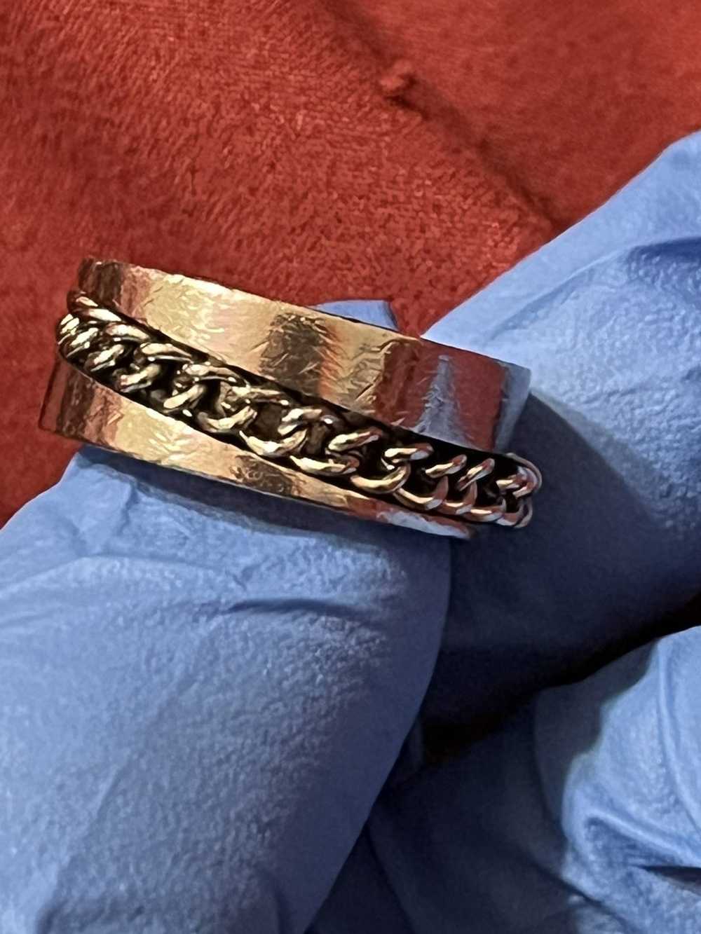 Streetwear SPINNING CHAIN RING - image 1