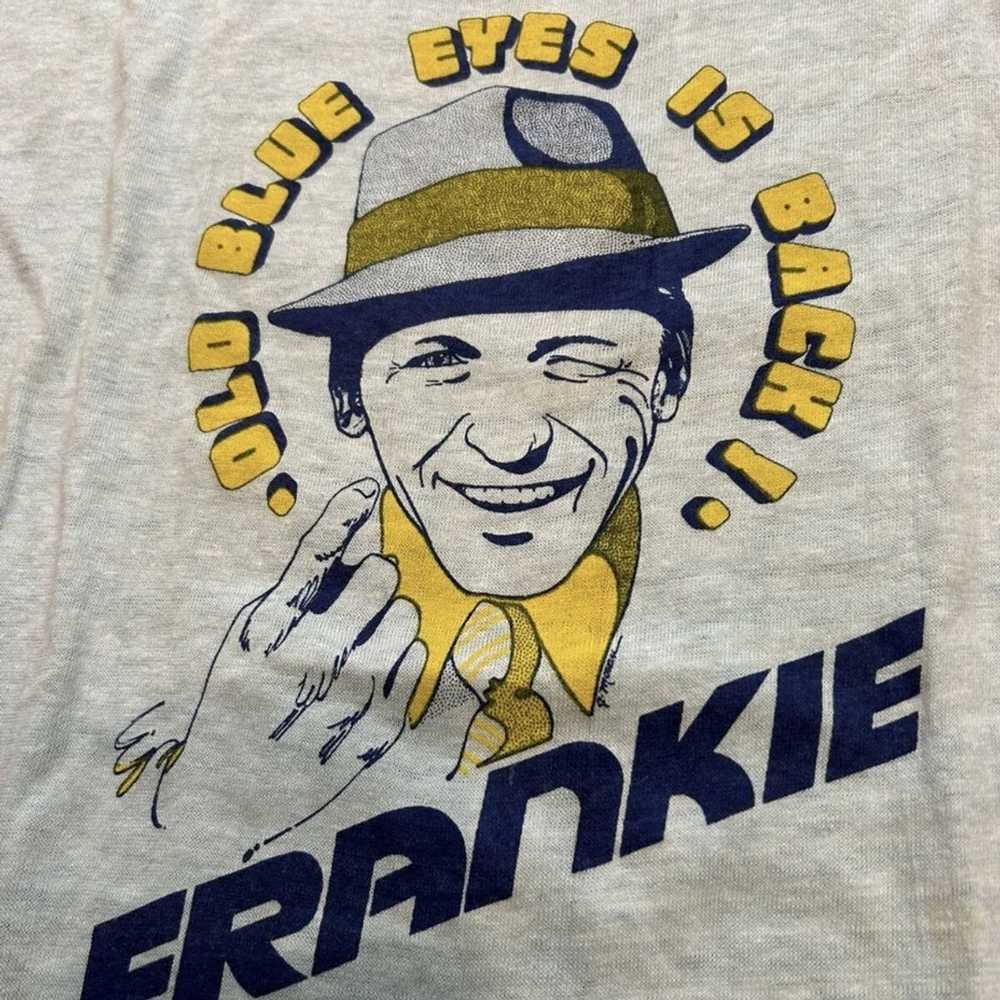 Vintage 70s Frank Sinatra Old Blue Eyes Back Fran… - image 3
