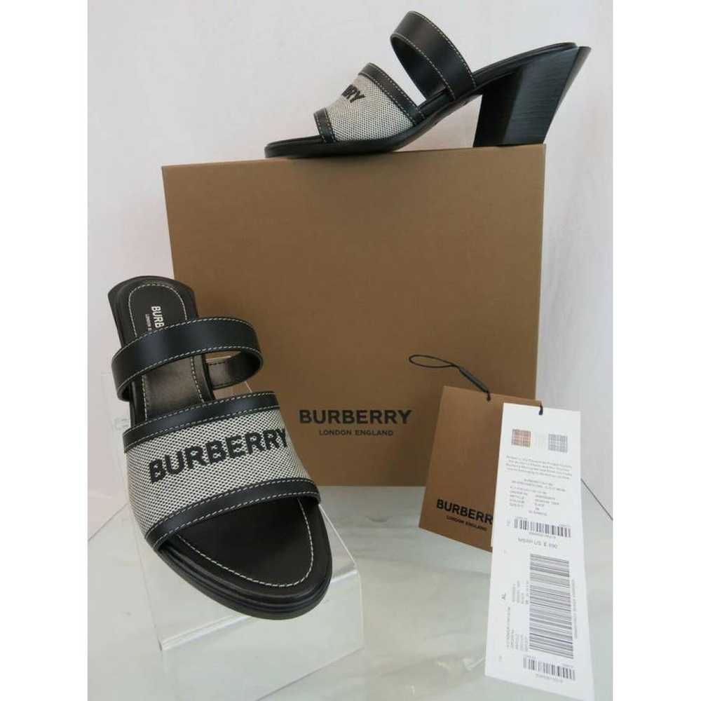 Burberry Leather mules & clogs - image 5