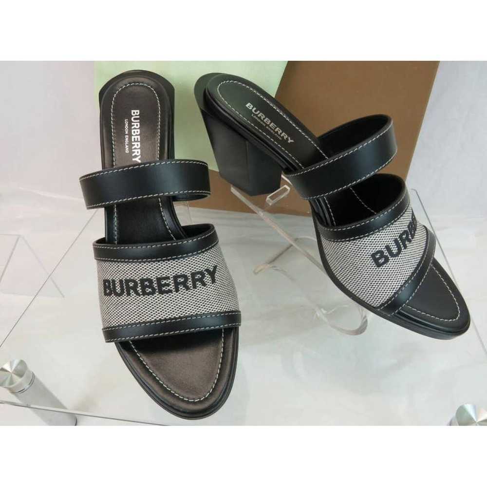 Burberry Leather mules & clogs - image 7